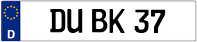 Truck License Plate